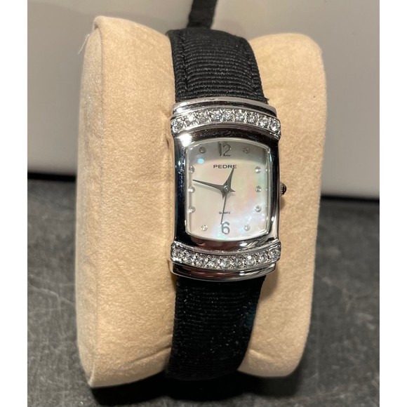 SALE!!! Ladies Pedre Leather Band Watch- New Battery (19) - Picture 1 of 1